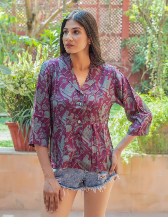 Sizzling With Grace And Hustle Spanish Influence Bohemian SUMMER Bomber Jacket Featuring Hot Air Balloon Monument Print