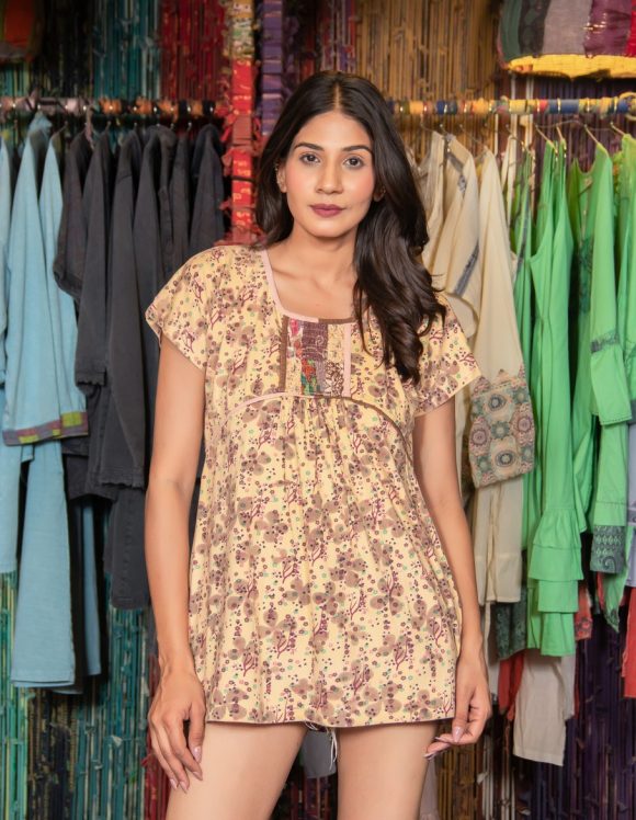 Art Nouveau 5552- slow tunics- vintage beige (5)