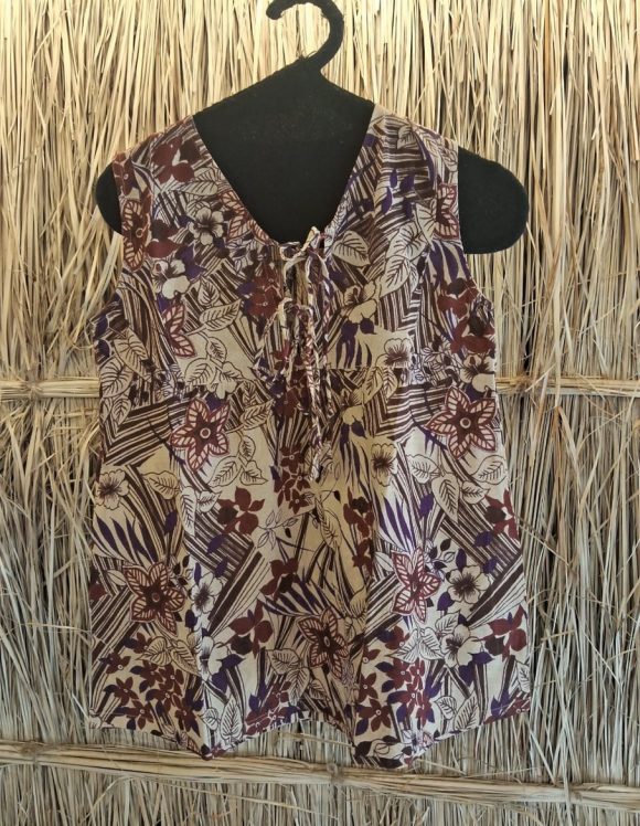 Picnic In My Summer Bohemian Vibes Spanish Influence Printed Top