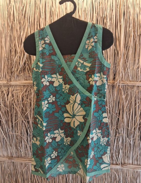 Summer Time African Impressions French Influence Floral Printed Stylish Short Dress