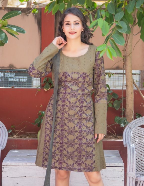 Aligned With Hope And Destiny South American Influence Intricately Vintage Washed Bohemian Layered Dress Featuring Embroidery Detail Fabric And Persian Ivy Print