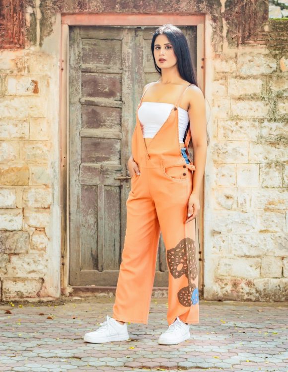 Happy Charismatic Encounters On A Sunny Winter Weekend South American Influence Colourful Hand Appliquéd Jumpsuit