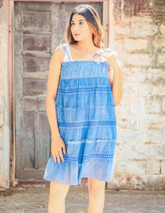 Sweet Wonders Of The Winter Holiday Island Moroccan Influence Bohemian Skirt Featuring Colourful Embroidery And Retro Styled Draw stringed Waist With Faux Fur Detailing